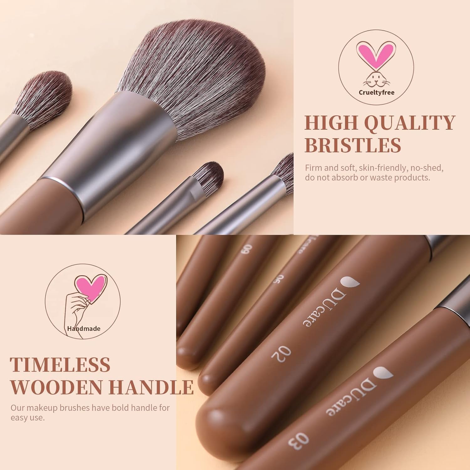 Makeup Brushes Professional with Bag 22Pcs Makeup Brush Set Premium Synthetic Kabuki Foundation Blending Brush Face Powder Blush Concealers Eye Shadows with Case